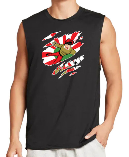 Playera Tank De Genzo Wakabayashi Benji Price Japan T