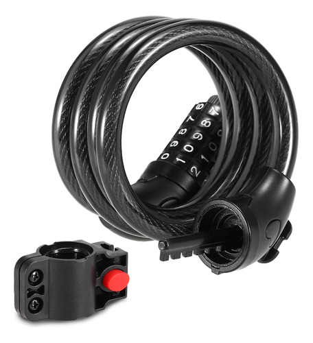 Candado Con Cable Para Bicicleta, Neumático Codificado, De S