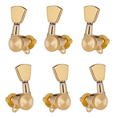 Set / 6 Piezas Afinadoras De Guitarra Eléctrica Acústica