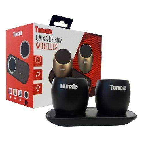 Caixa Som Mini Wireless Bluetooth Portatil Tomate Mts-8889