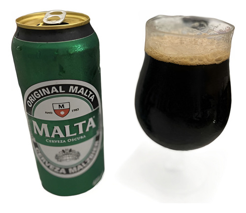 Cerveja Malta Malzbier Lata 350ml Kit 12 Unidades
