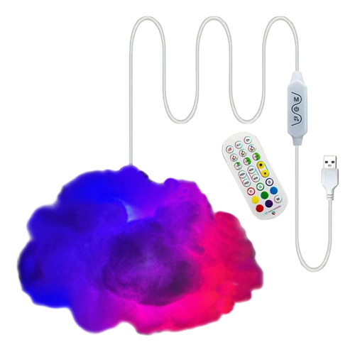 Nuvem De Algodão Diy Atmosfera Luz Decoração Do Quarto