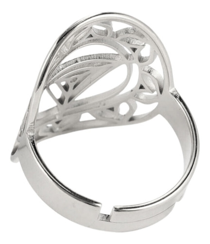 Imagen 8 de 8 de Anillo Meditacion Para Hombres Yoga Kali Yantra Ajustable