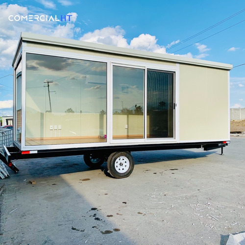 Oficina Móvil Para Ventas - 8x24 - 6.0 Mts - Remolque Caseta
