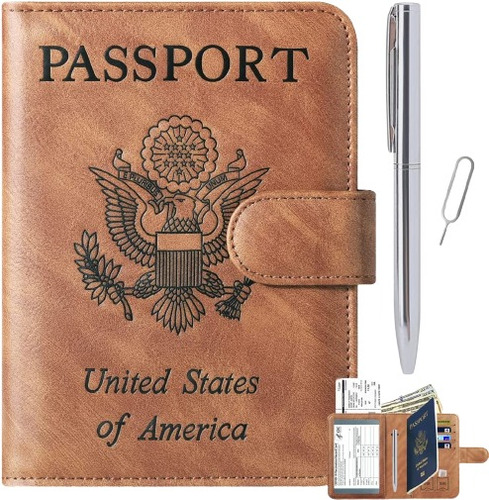 Portadocumentos Para Pasaporte Billetera Nuevo Importado