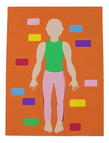 Encaje Cuerpo Humano Todo Goma Eva Figura Humana