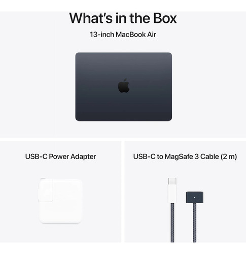 Macbook Air 13 Apple M4 8-core Gpu 16gb Ram 256gb Ssd Preto