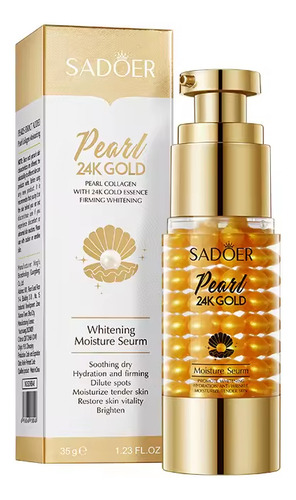 Kit Facial Sadoer 24k Golden Pearl Colágeno Blanqueamiento