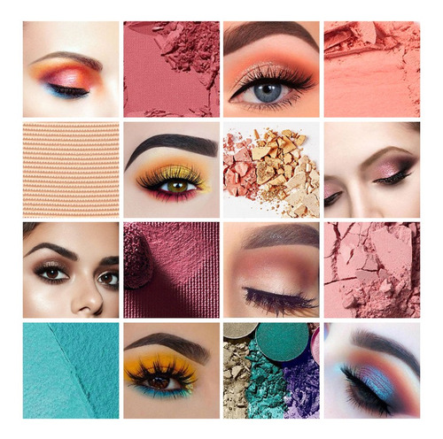 40 Colores Mate Brillo Sombra De Ojos Paleta De Maquillaje C