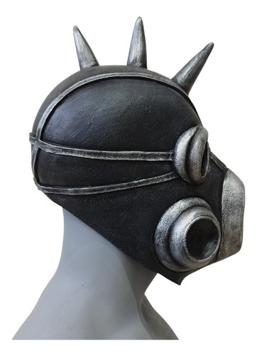 Máscara Gas Smoke Steampunk Apocalypse Disfraz Color Gris Oscuro Apocalypse Mask