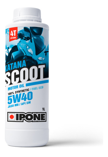 Aceite Sintético Scooters Ipone Katana Scoot 4  5w40 1lts