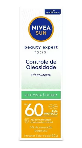 Protetor Solar Facial Beauty Expert Fps60 50g Nivea