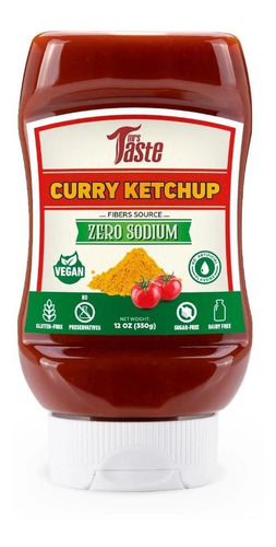 Catsup Curry Mrs Taste Sin Azúcar Sin Sodio 350 G Ketchup