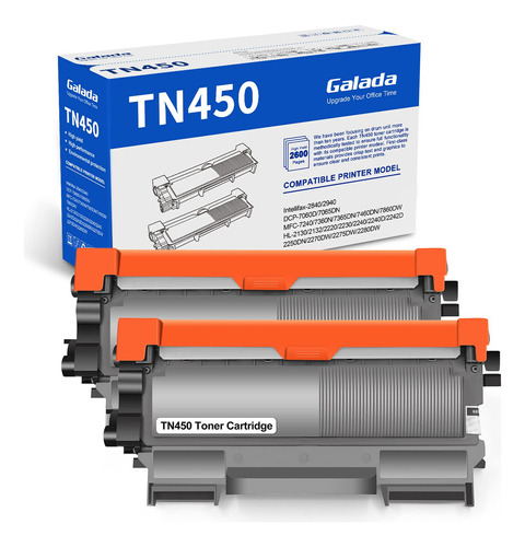 Galada Cartucho De Tóner Compatible Para Brother Tn450 Tn4.