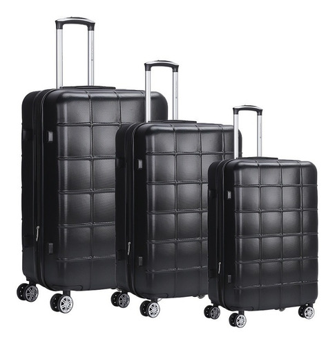 Valija Grande 28 Rigida 4 Ruedas 360 Spinner Manija Extensible Candado Colores New Model Happybuy