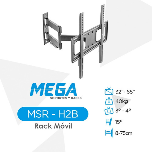 Imagen 2 de 3 de Rack Para Monitores Laptos Tv