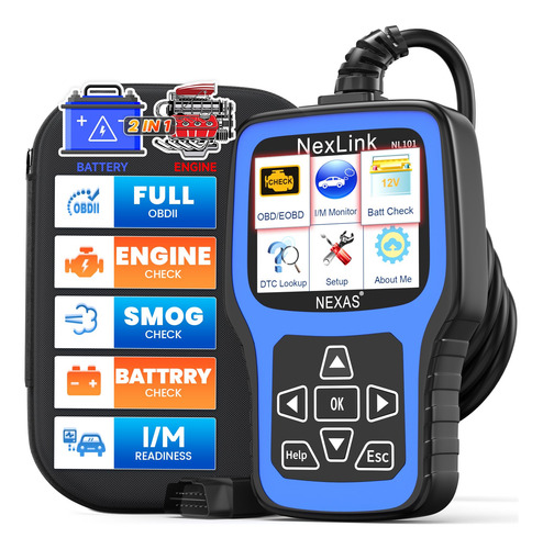 Escáner Obd2, Herramienta De Diagnóstico Y Comprobador De Ba