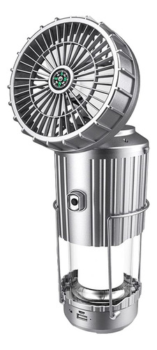 Solar Fan Multifunctional Power Bank Torch Camping 3000mah