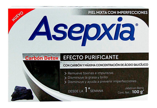 Asepxia Carbon Jabon Detox