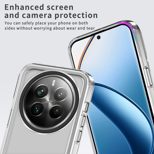 Y1b Funda Anticaída Transparente Para Realme12 Pro Plus 5g