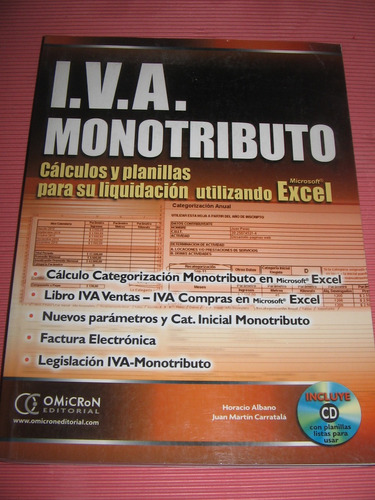 I.v.a. Monotributo Albano & Carratala Ed. Omicron