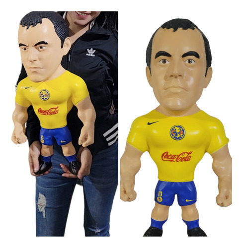 Figura De Futbolista Fuertecito Cuauhtemoc Blanco 55 Cm