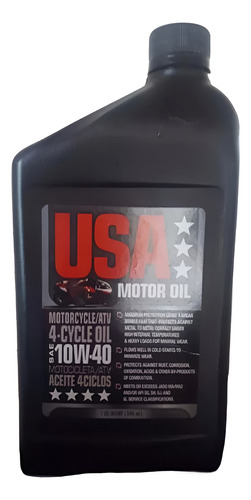 Aceite De Moto 4 Tiempo 10w40 Semisintetico Importado