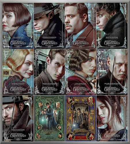 Pósters Animales Fantásticos 2 Grindelwald - 2018 - 110x100