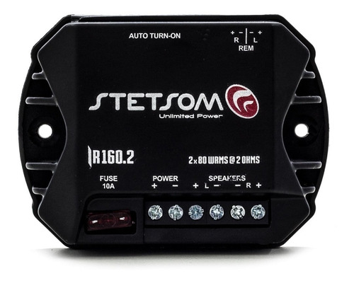 Módulo Amp. Stetsom Iron Line Ir 160.2 - 2x 80w Rms - 2 Ohms