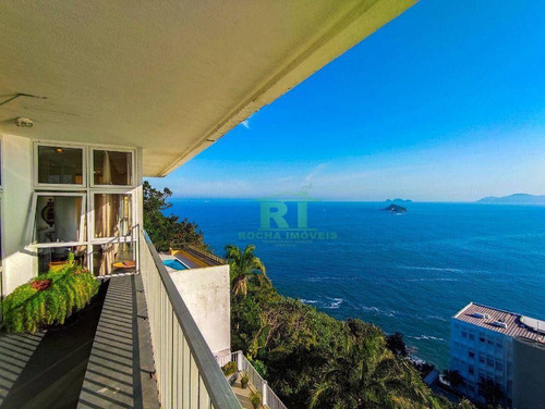 Imagem 1 de 30 de Casa Na Praia, Condomínio Fechado, Frente Mar, 7 Suítes, Lazer, Península, Guarujá. - Ca0424