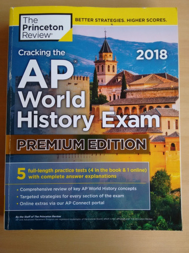 Livro Cracking Ap World History Exam Premium Edition 426s
