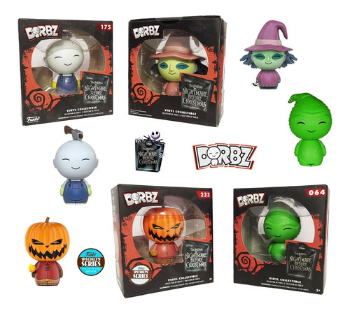 The Nightmare Before Christma 8 Funko Dorbz Año2015 Original (Usado)