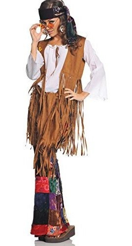 Underwraps Costumes Traje Retro De Mujer Hippie - Peace Out,