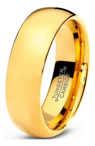 Anillo 7mm Talla 15 Para Hombre Y Mujer Charming Jewelers