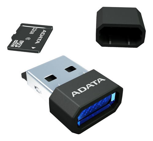 Lector De Memorias Adata Micro Sd A Usb 2.0 Ultra Compacto
