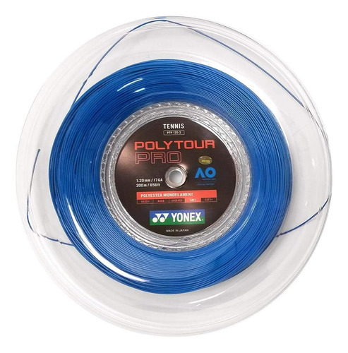 Carrete De Cordaje De Tenis Yonex Poly Tour Pro Azul (16 L)