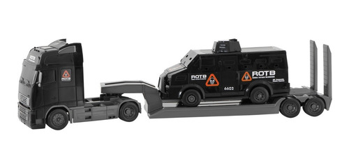 Camion Roma Transporte De Blindado Swat Gigante 85cms Cadia