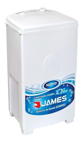 Lavarropas semi-automático James Top 076A blanco 5.5kg 220 V