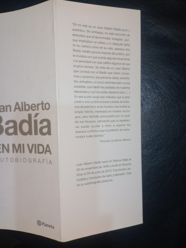Libro Juan Alberto Badía En Mi Vida