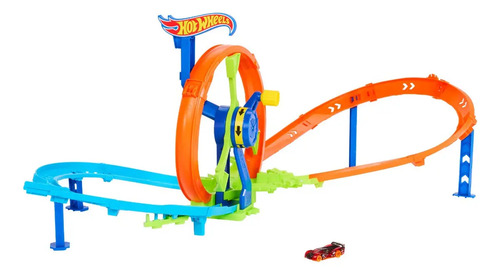 Hot Wheels Pista de Brinquedo Desafio Turbina de Ação