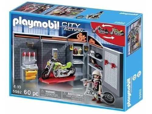 Playmobil Loja De Motocicletas Cod 5982