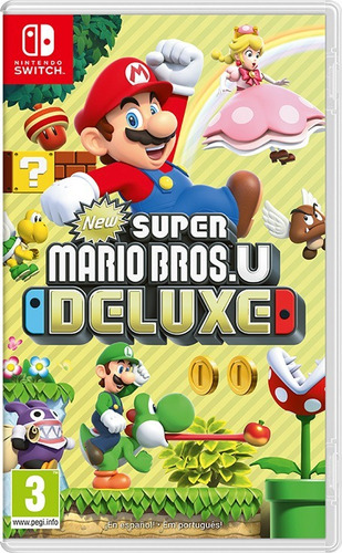 New Super Mario Bros U Deluxe - Nintendo Switch - Físico 