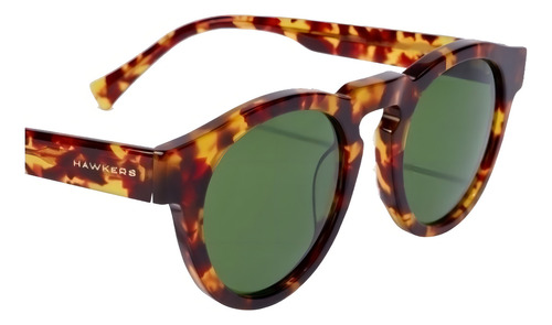 Óculos de sol Hawkers Lifestyle G-List desenho Verde armação havana y lente verde-garrafa