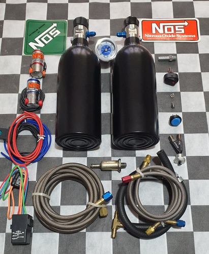 Kit Nitro Nos Moto /jet Ski 2 Garrafas Óxido Nitroso Molhado
