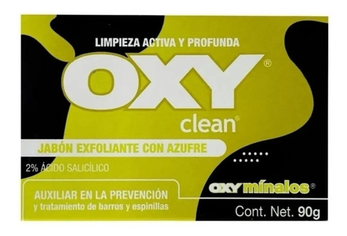 Oxy Clean Jabón Exfoliante Con Azufre 90g