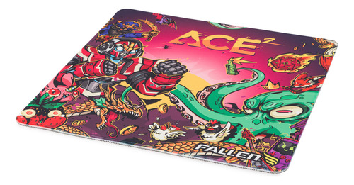 Mousepad Gamer Fallen Ace2 - Textura Speed+ Estampado Grande 45x45cm