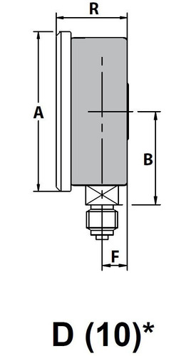 Manómetro Acero Inoxidable Mex3 - Bourdon By Baumer