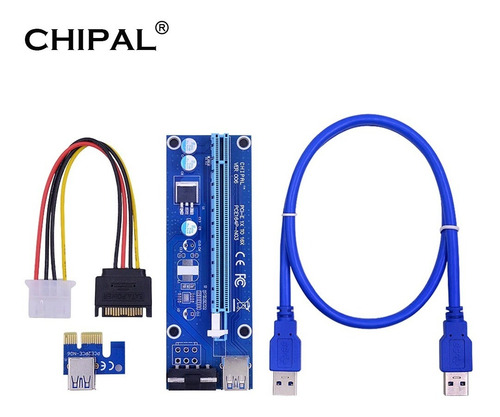 Riser Pci-e 1x A 16x Mineria Ethereum Bitcoin Usb 60cm Pci