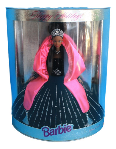 Barbie Happy Holidays 1998 Afroamericana (Usado)