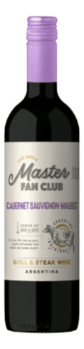 Vinho Tinto Argentino Fan Club Cabernet-Malbec 750ml The Grill Master